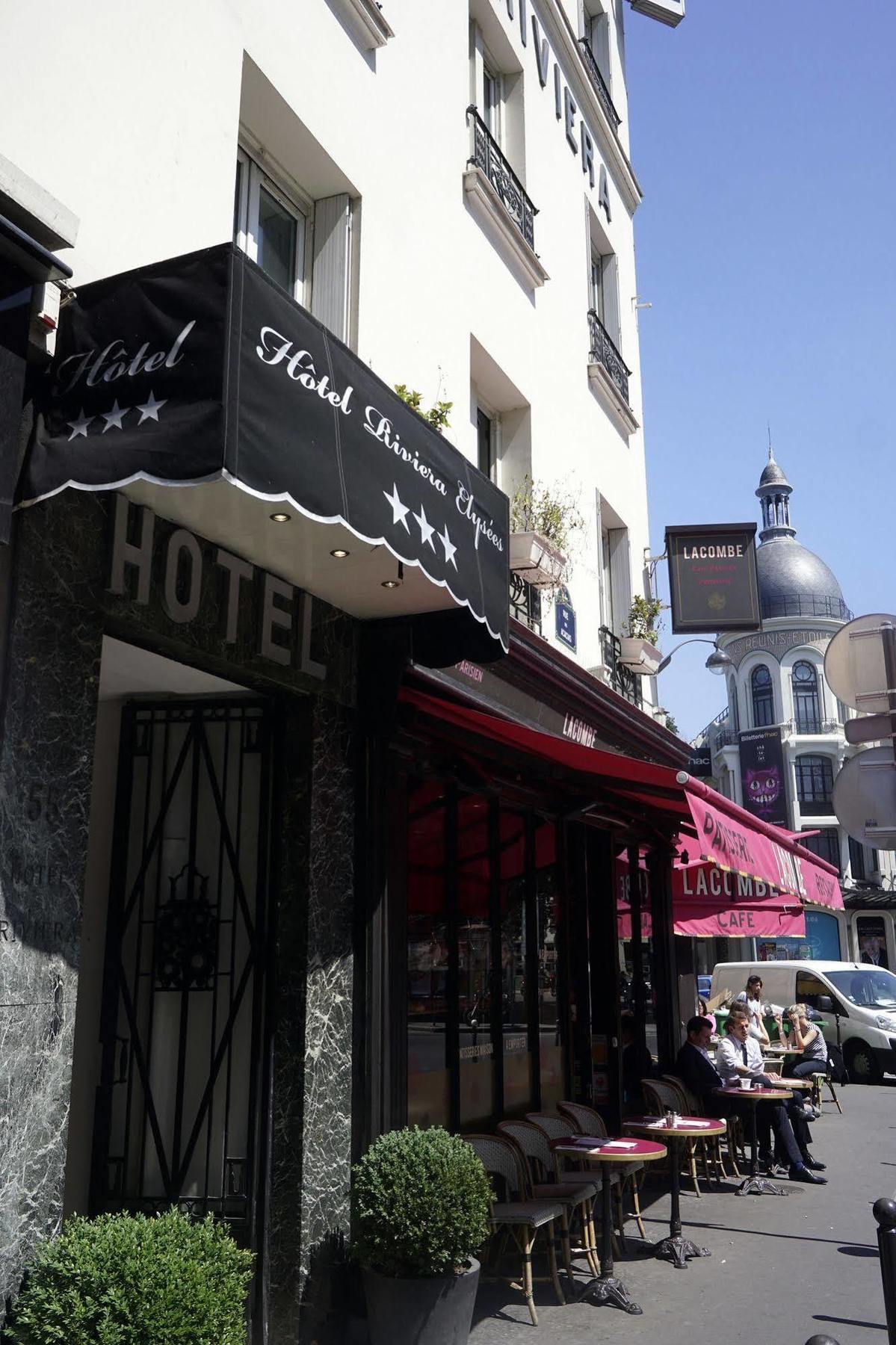 Hotel Riviera Elysees Paris Exterior foto